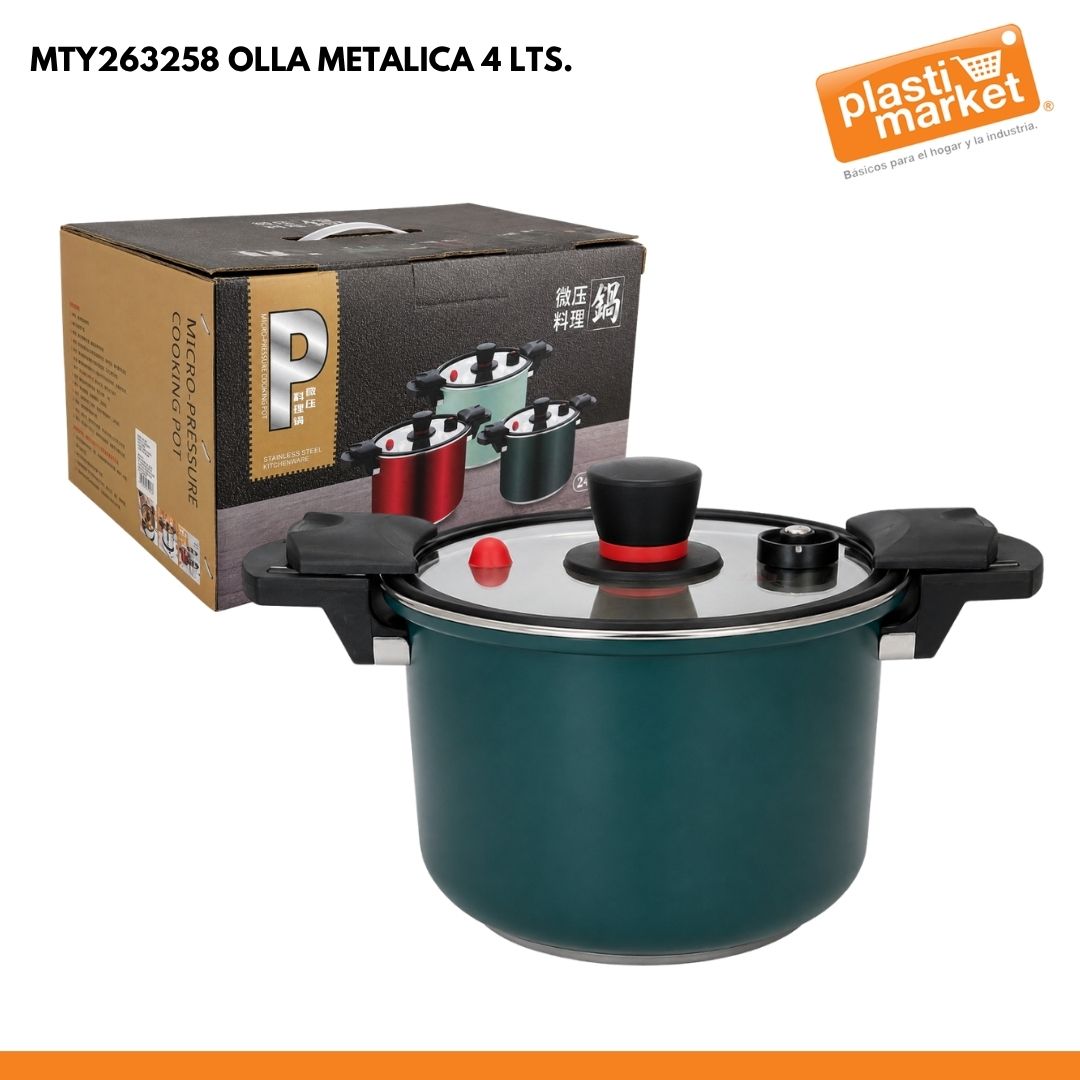 MTY263258 OLLA METALICA 4 LTS.