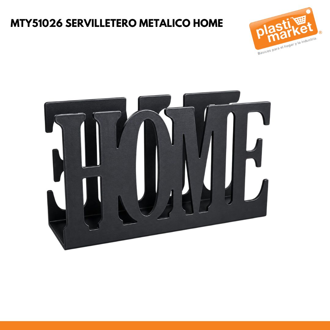 MTY51026 SERVILLETERO METALICO HOME