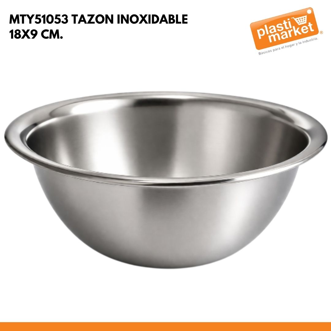 MTY51053 TAZON INOXIDABLE 18X9 CM.