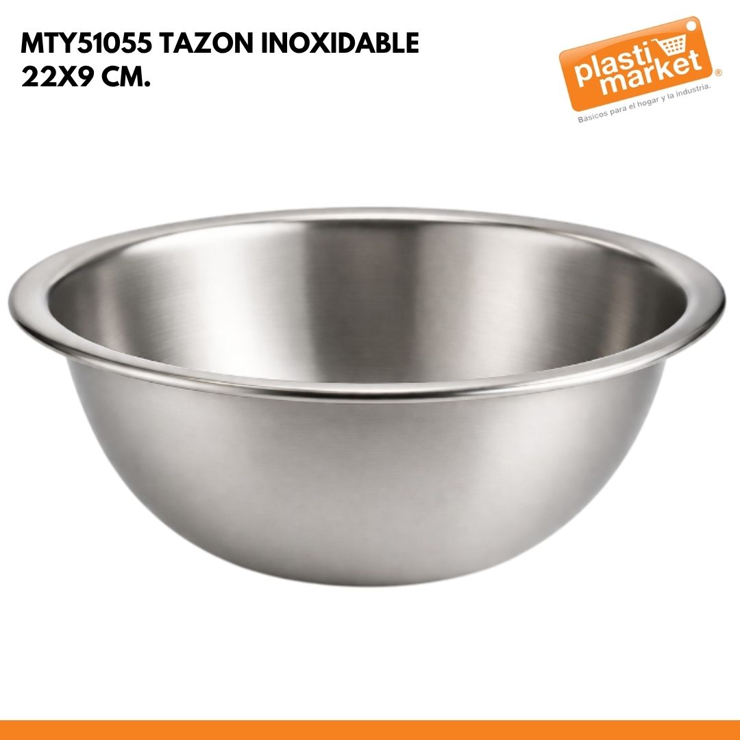 MTY51055 TAZON INOXIDABLE 22X9 CM.