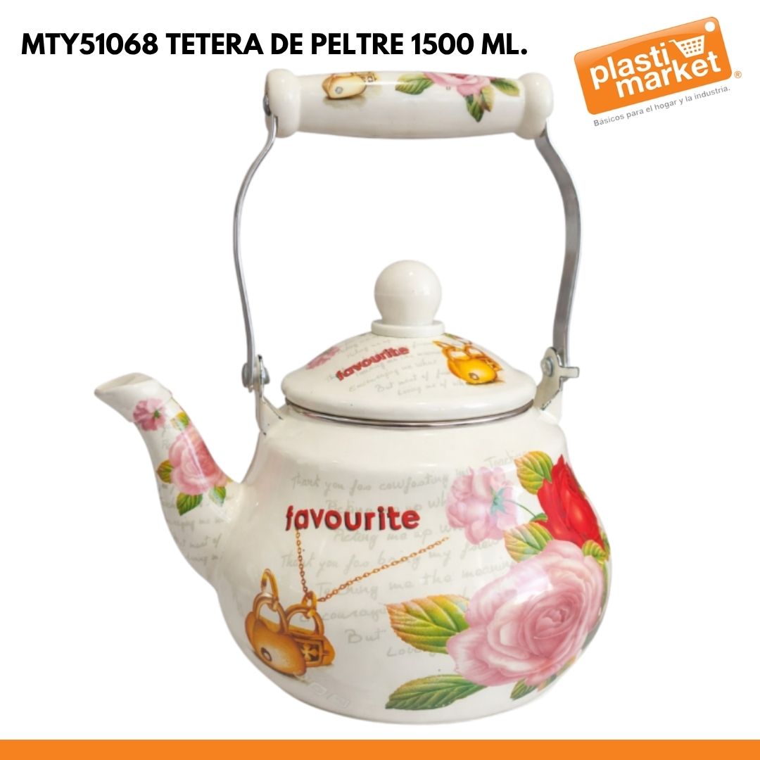 MTY51068 TETERA PORCELANIZADA 1500 ML.