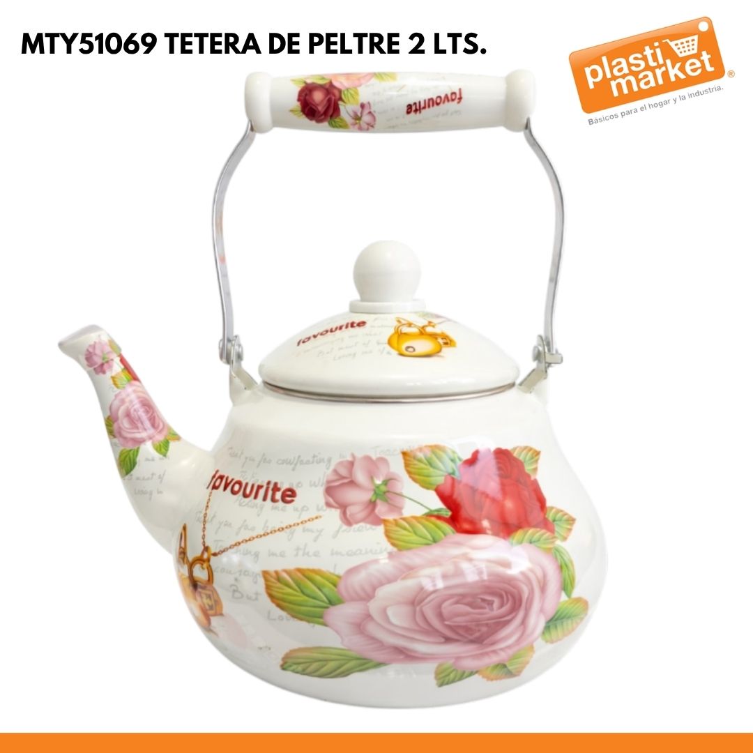MTY51069 TETERA PORCELANIZADA 2 LTS.
