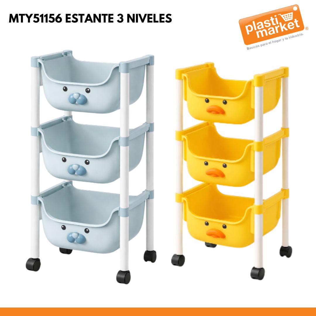 MTY51156 ESTANTE 3 NIVELES