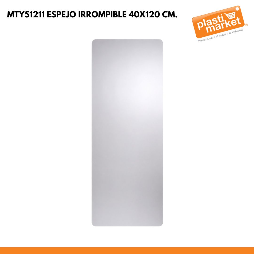 MTY51211 ESPEJO IRROMPIBLE 40X120 CM.