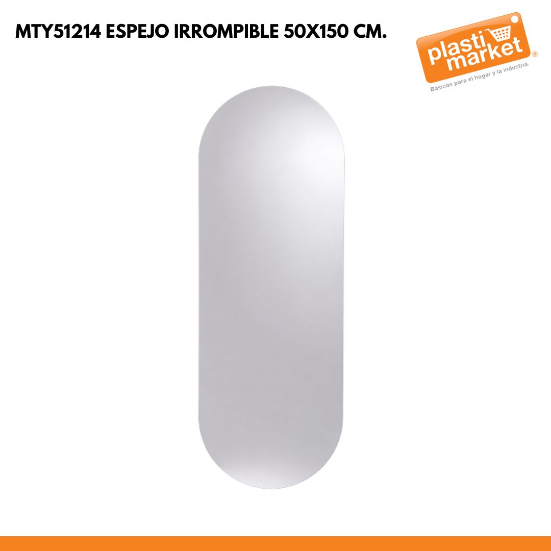 MTY51214 ESPEJO IRROMPIBLE 50X150 CM.