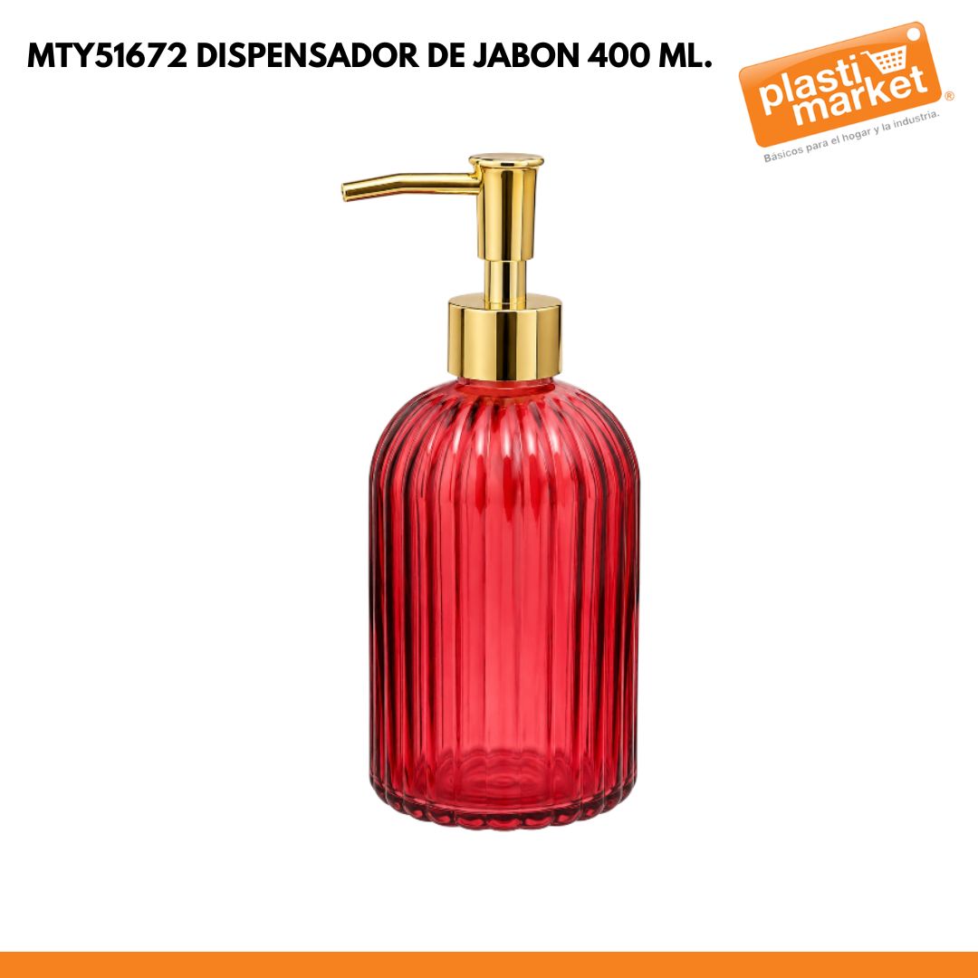 MTY51672 DISPENSADOR DE JABON 400 ML.