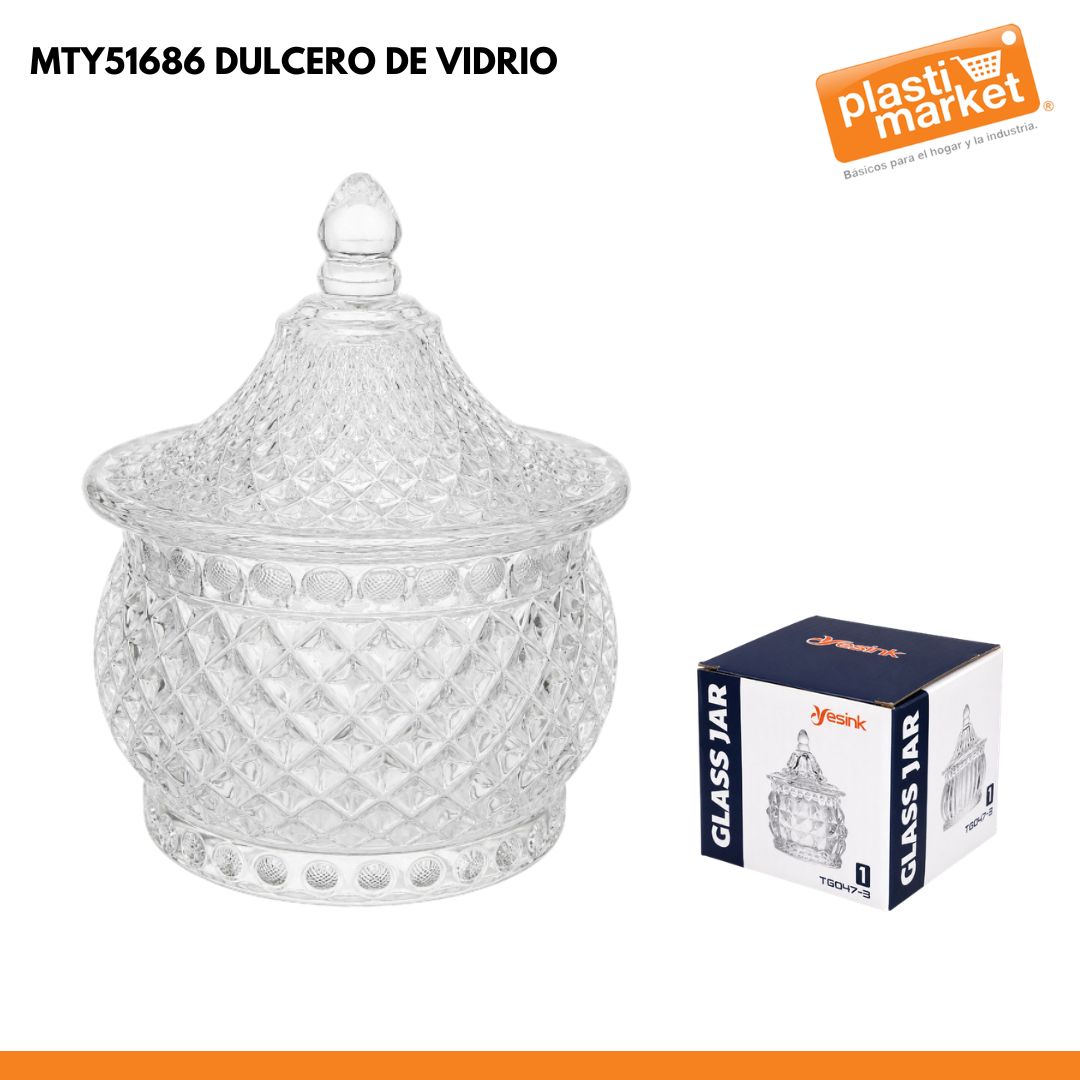 MTY51686 DULCERO DE VIDRIO