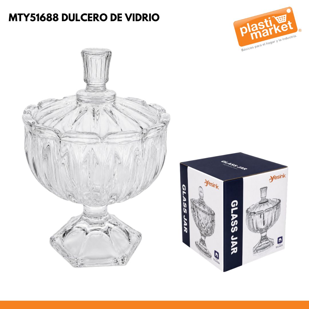 MTY51688 DULCERO DE VIDRIO