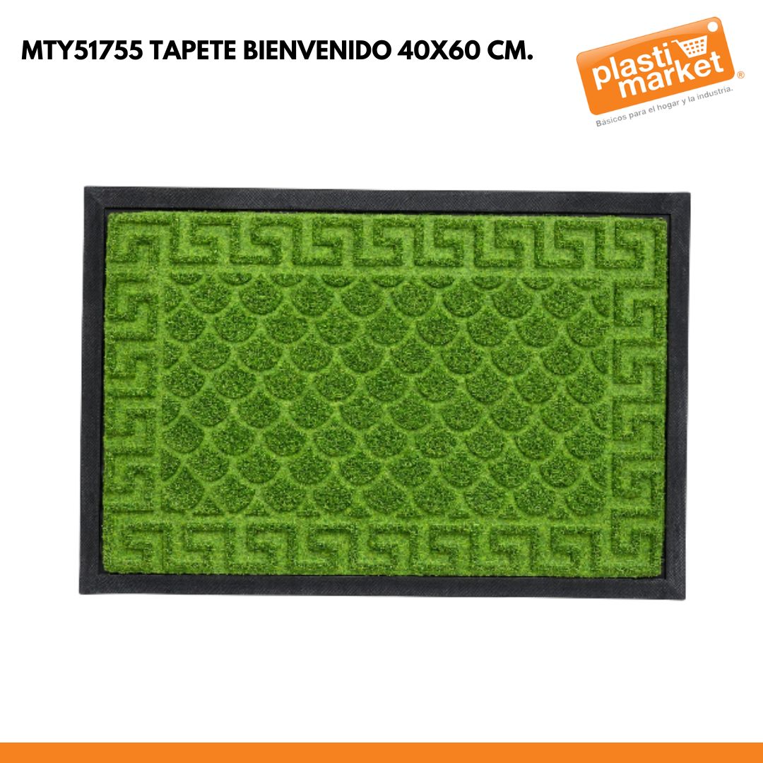 MTY51755 TAPETE BIENVENIDO 40X60 CM.