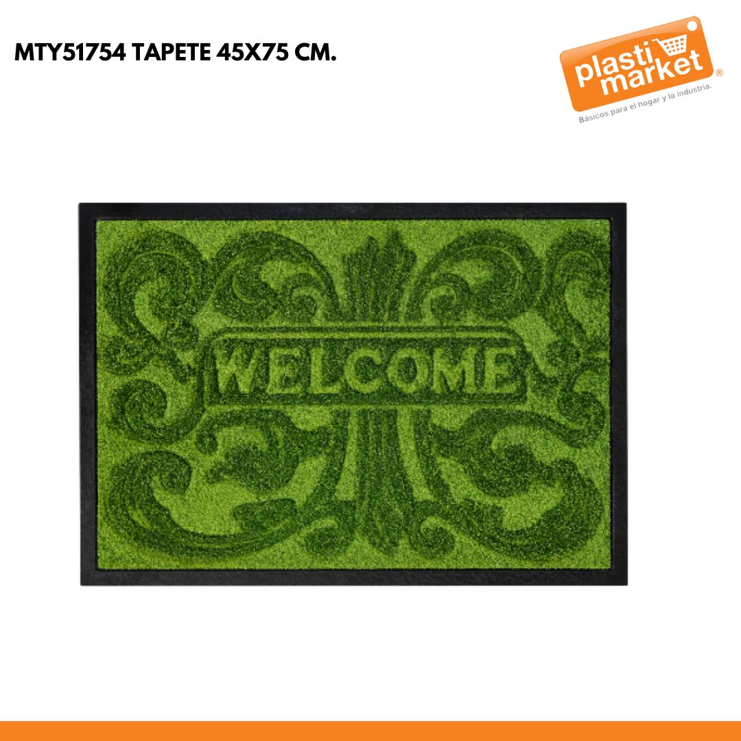 MTY51756 TAPETE BIENVENIDO 45X75 CM.