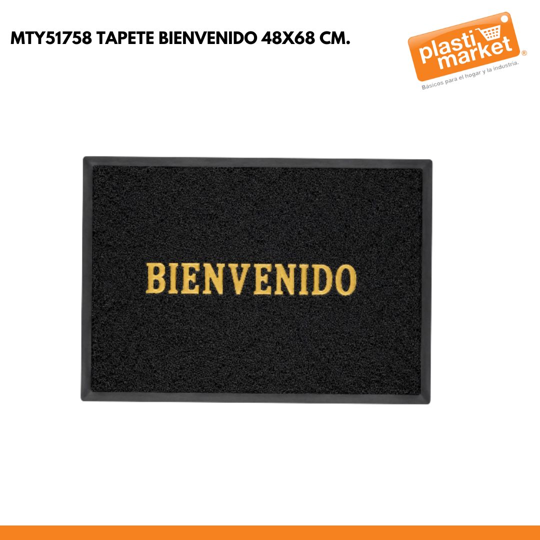 MTY51758 TAPETE BIENVENIDO 48X68 CM.