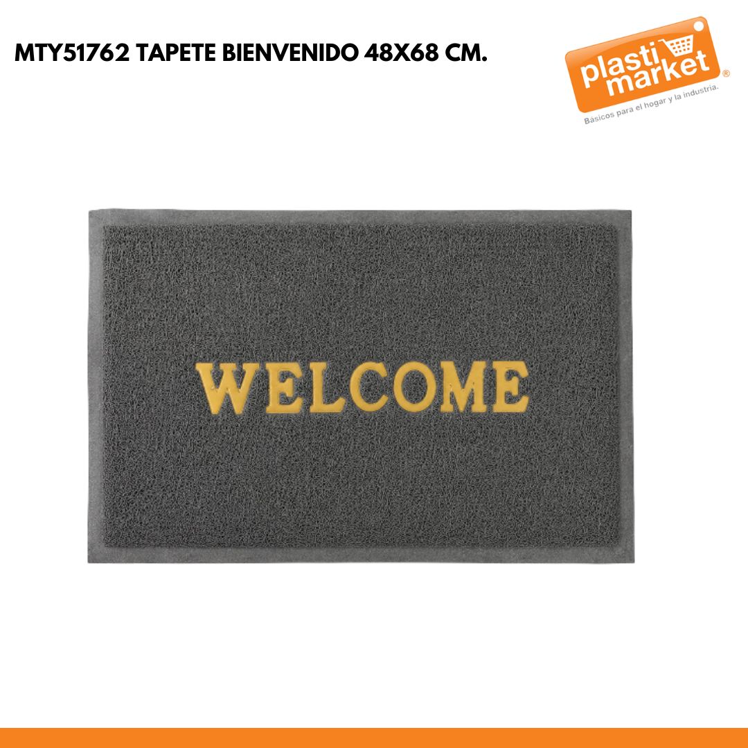 MTY51762 TAPETE BIENVENIDO 48X68 CM.