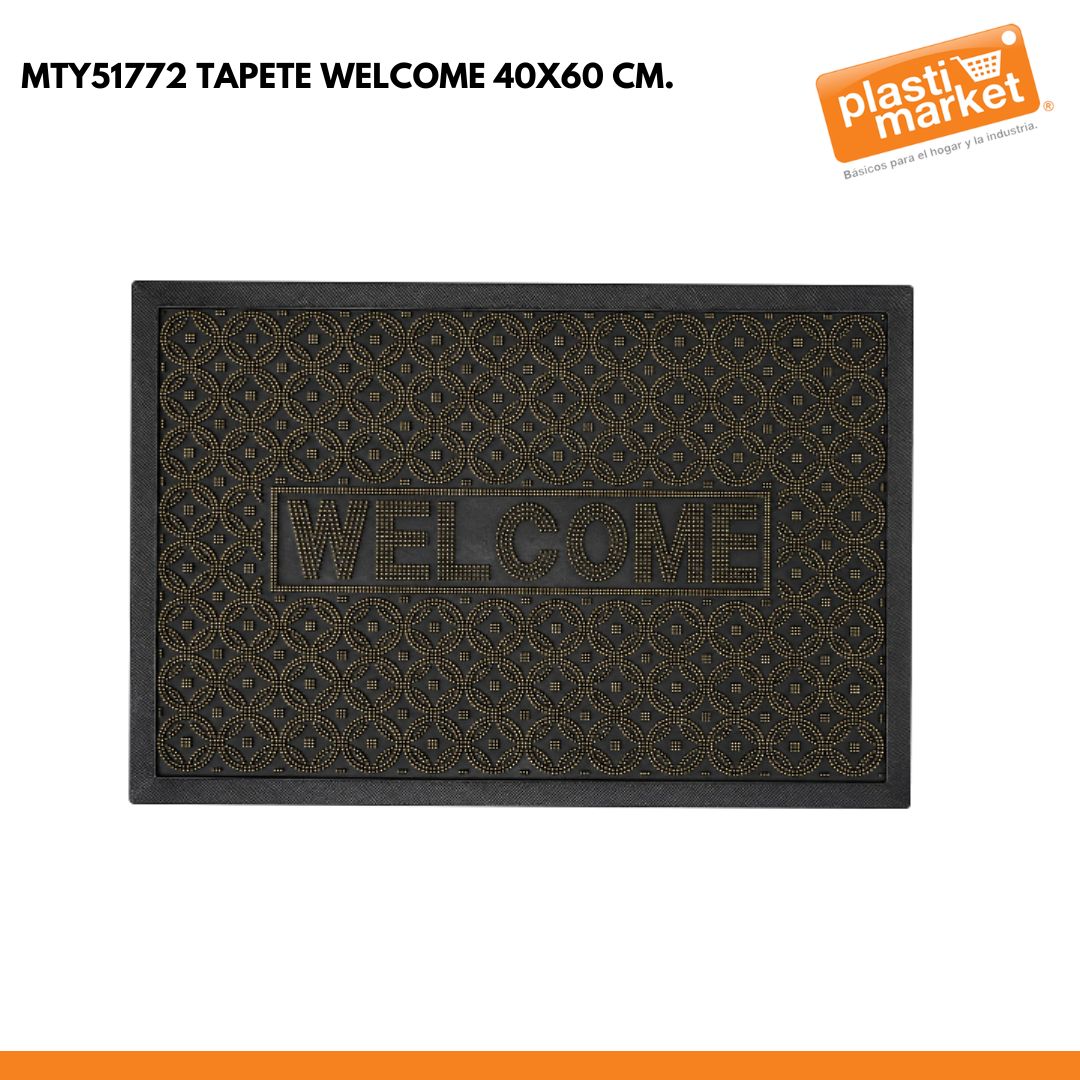 MTY51772 TAPETE WELCOME 40X60 CM.