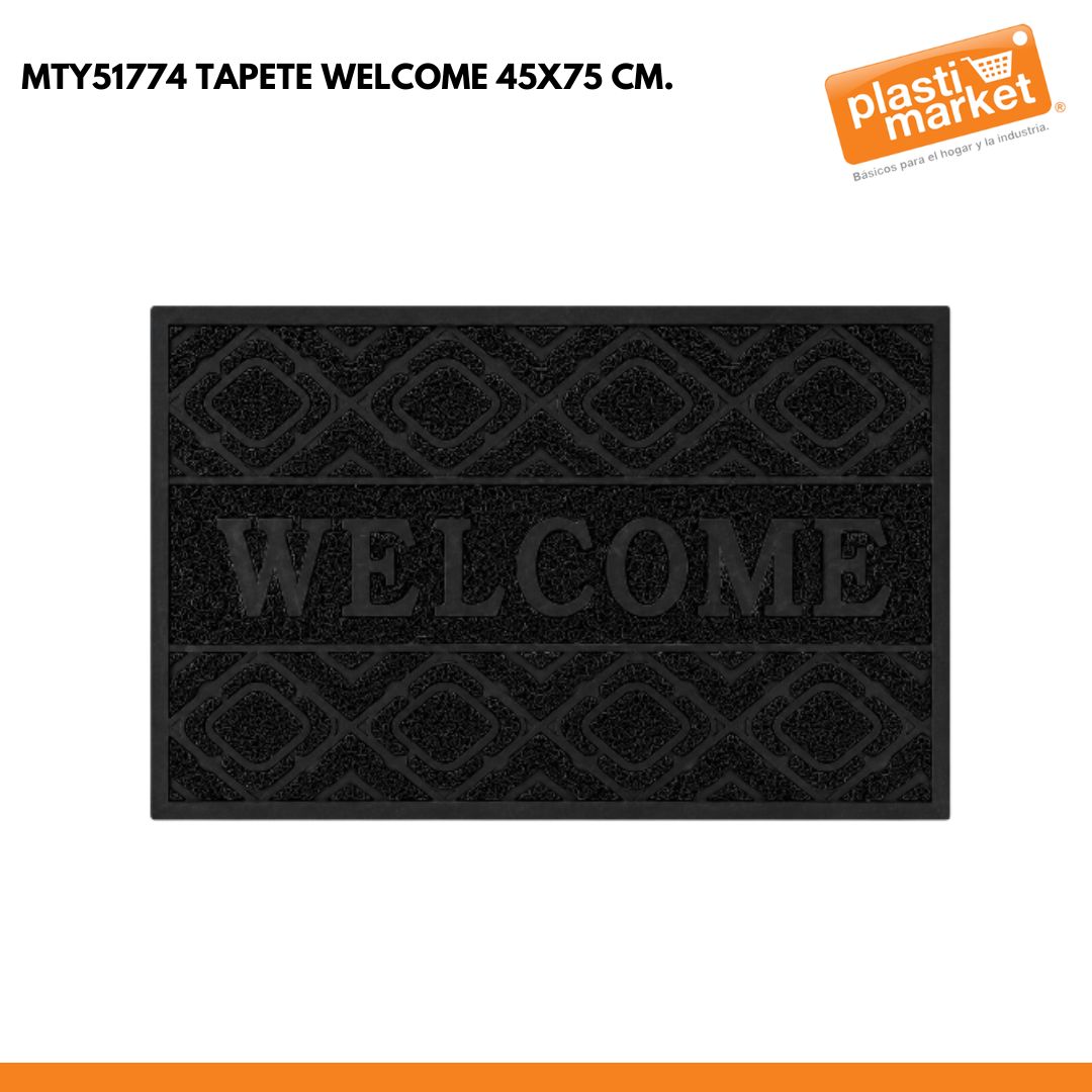MTY51774 TAPETE WELCOME 45X75 CM.