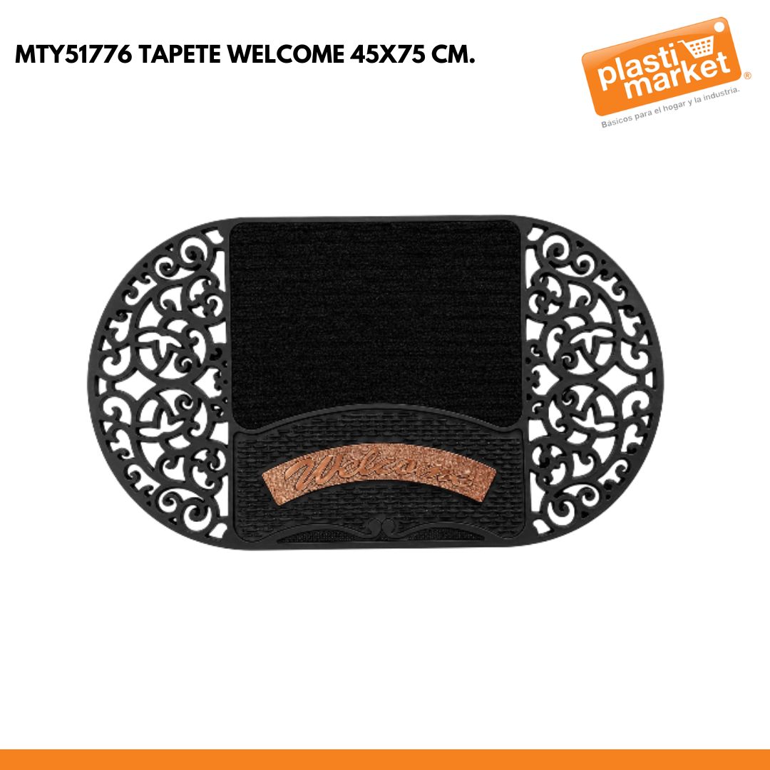 MTY51776 TAPETE WELCOME 45X75 CM.