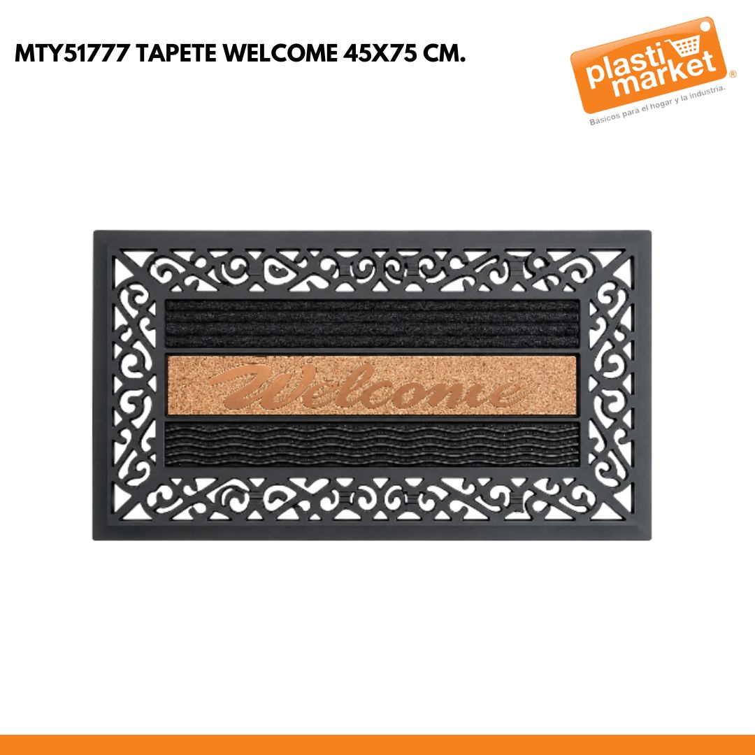 MTY51777 TAPETE WELCOME 45X75 CM.