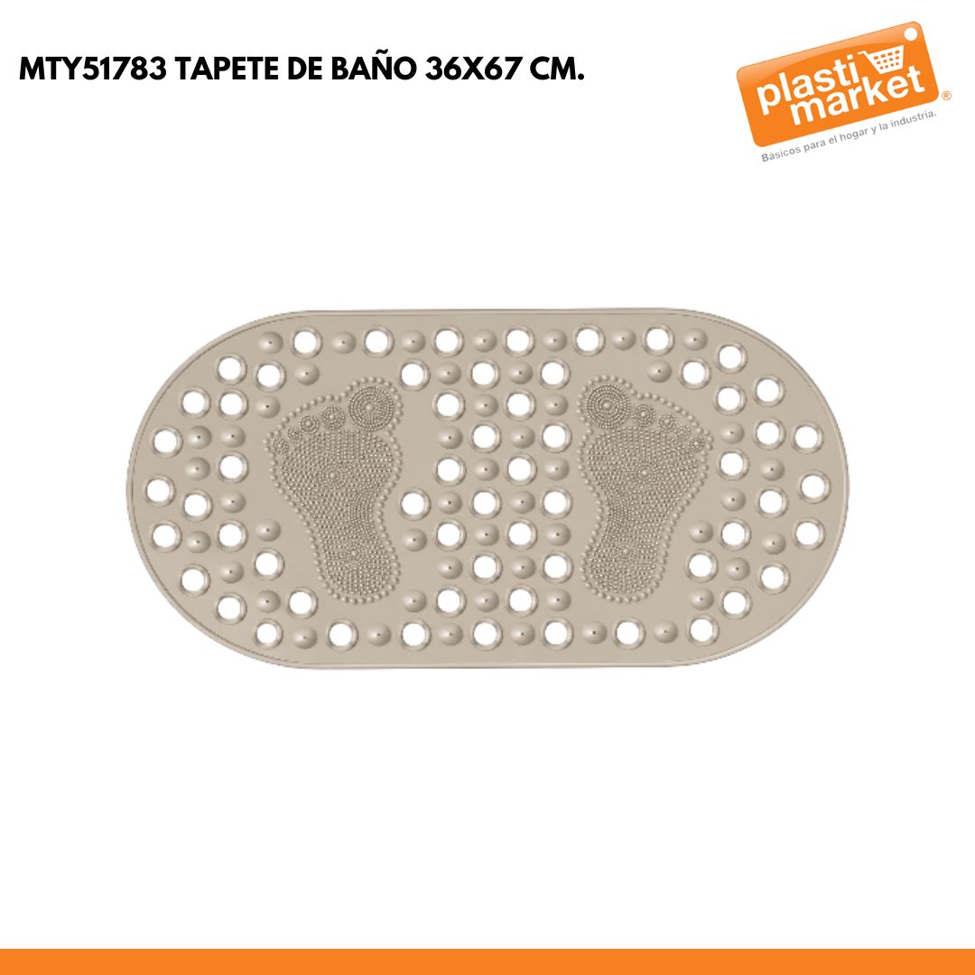 MTY51783 TAPETE DE BAÑO 36X67 CM.
