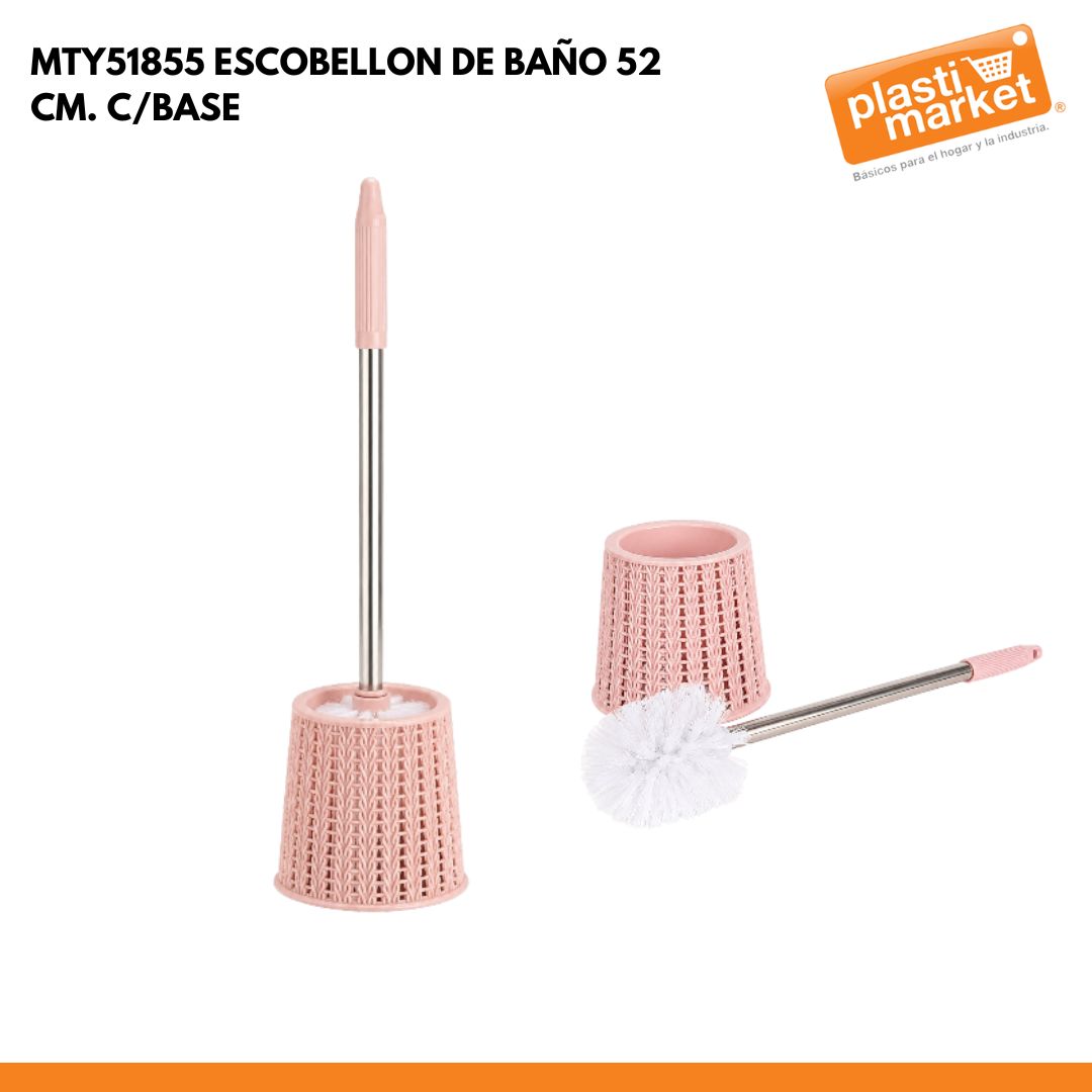 MTY51855 ESCOBELLON DE BAÑO 52 CM. C/BASE
