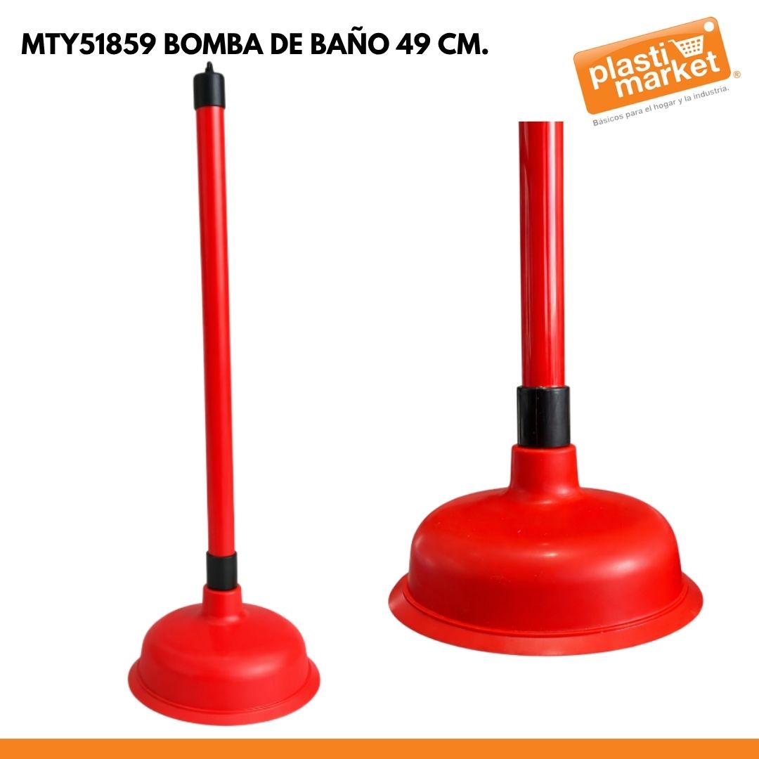 MTY51859 BOMBA DE BAÑO ROJA 49 CM.