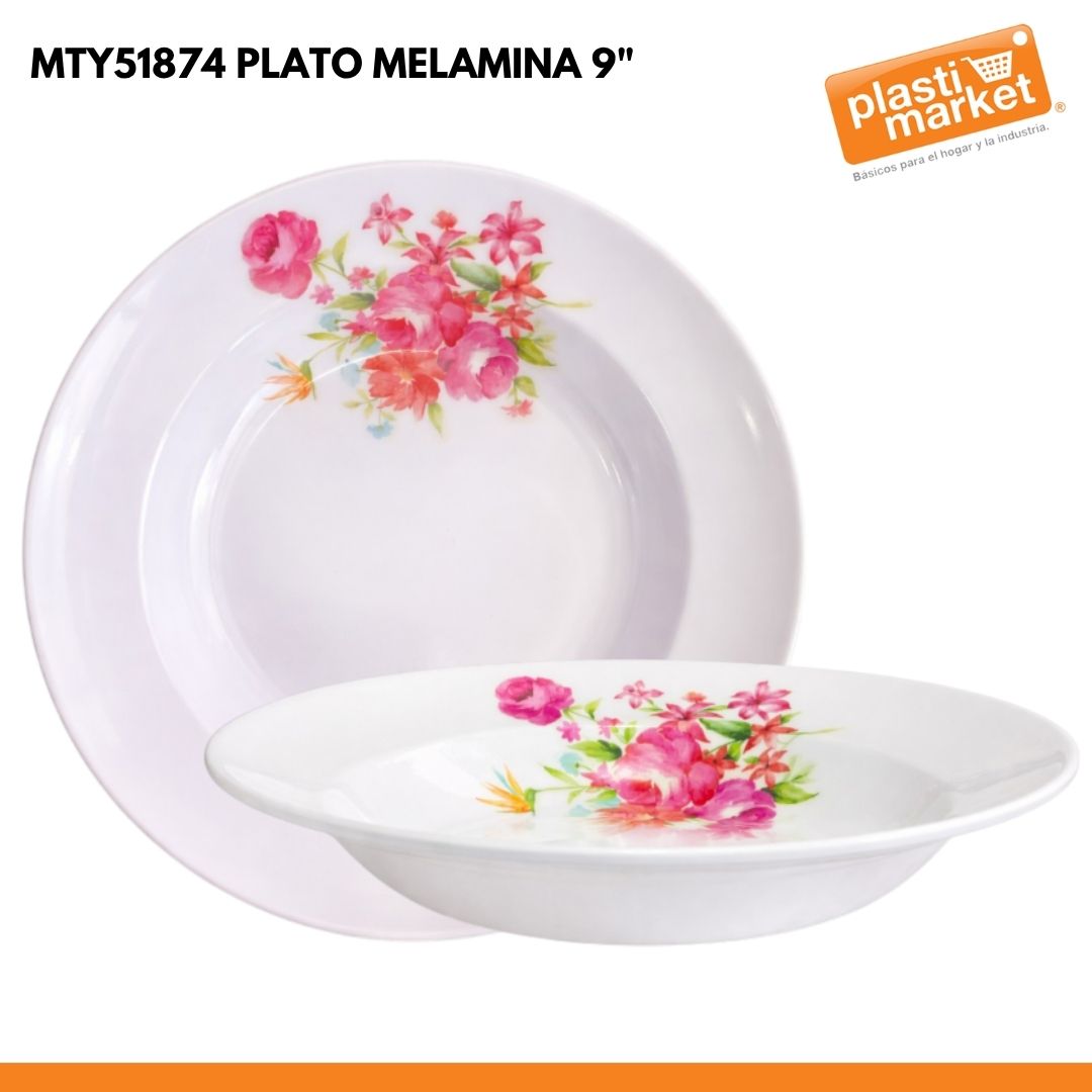 MTY51874 PLATO MELAMINA 9"
