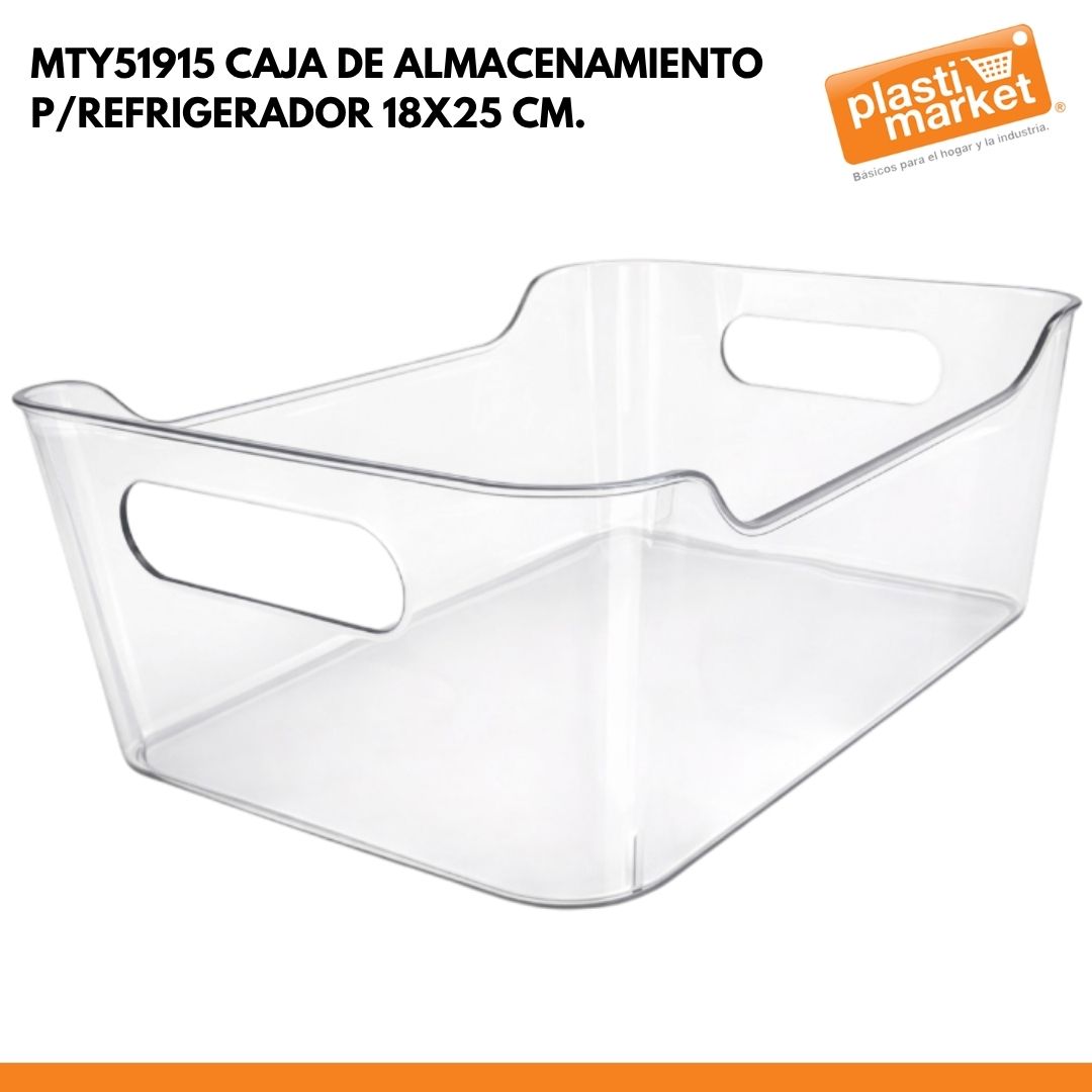 MTY51915 CAJA DE ALMACENAMIENTO P/REFRIGERADOR 18X25 CM.