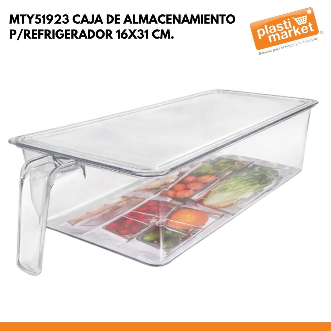 MTY51923 CAJA DE ALMACENAMIENTO P/REFRIGERADOR 16X31 CM.