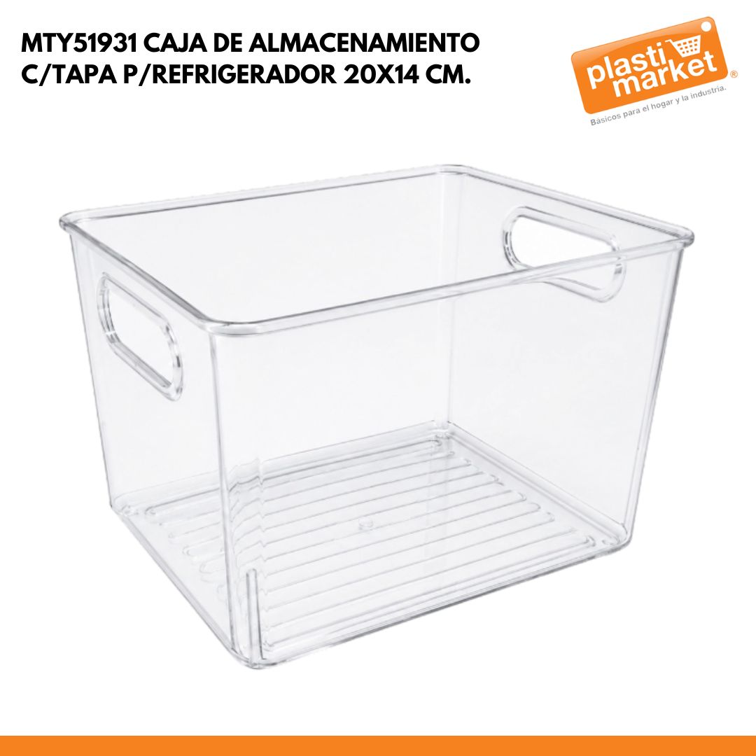 MTY51931 CAJA DE ALMACENAMIENTO P/REFRIGERADOR 20X14 CM.