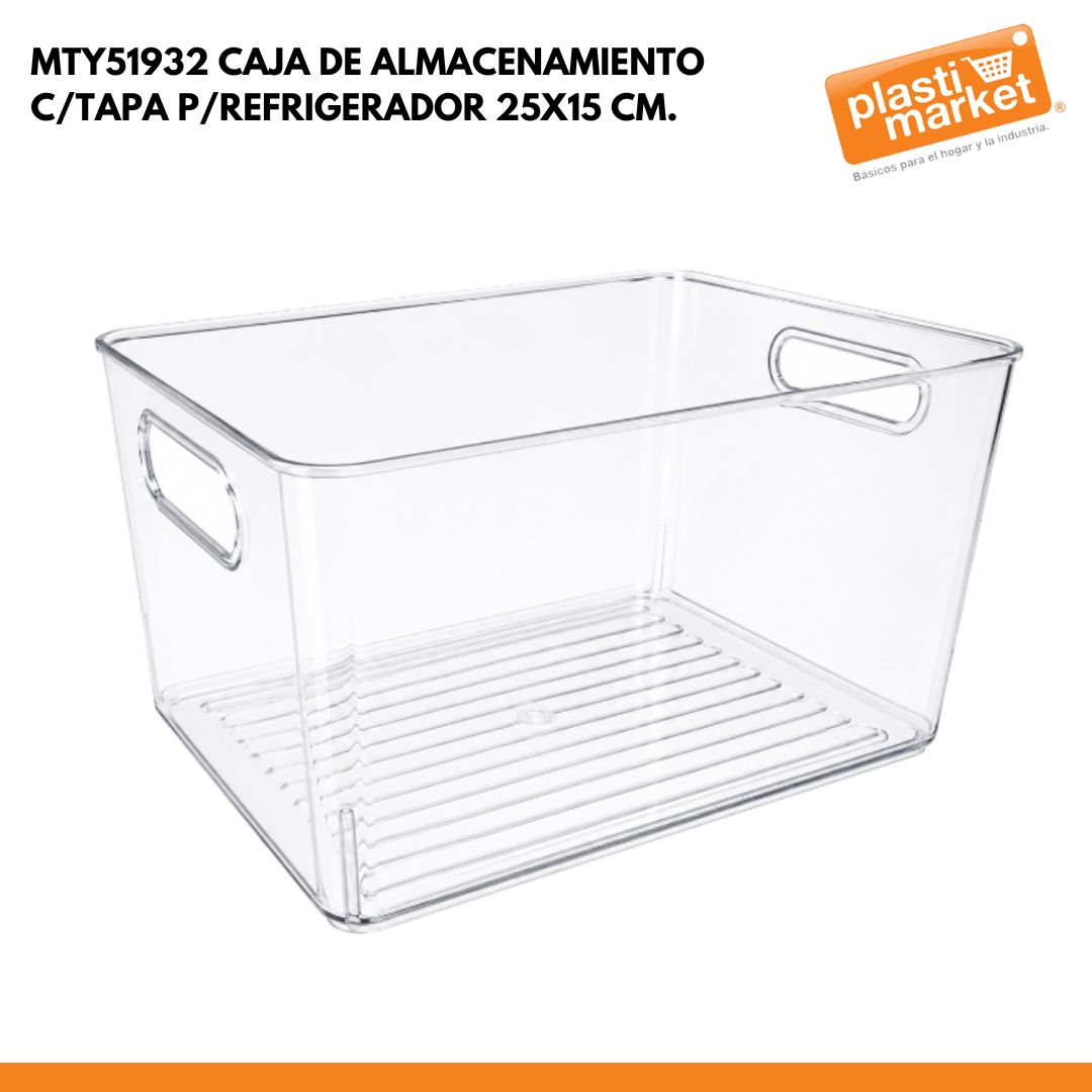 MTY51932 CAJA DE ALMACENAMIENTO P/REFRIGERADOR 25X15 CM.