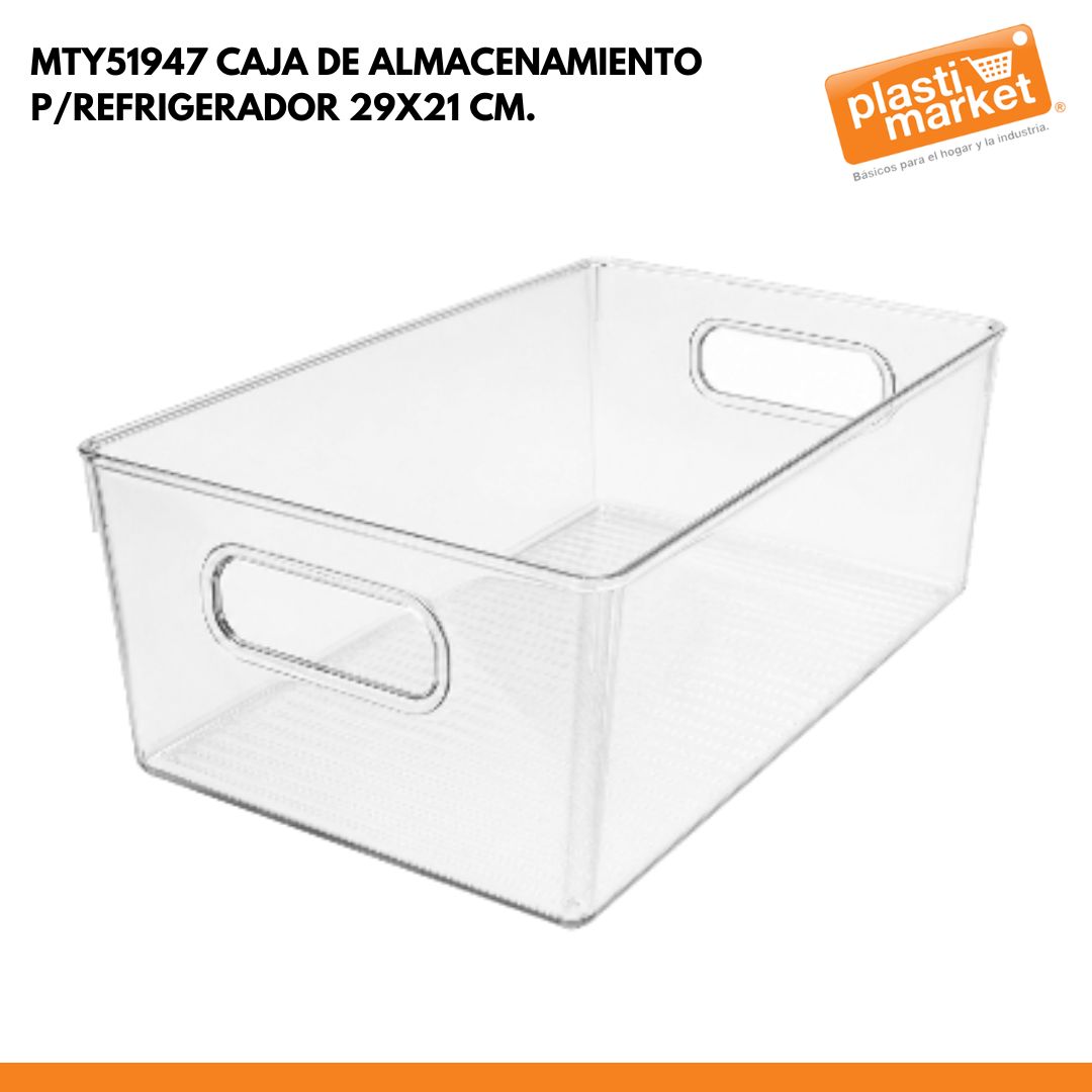 MTY51947 CAJA DE ALMACENAMIENTO P/REFRIGERADOR 29X21 CM.