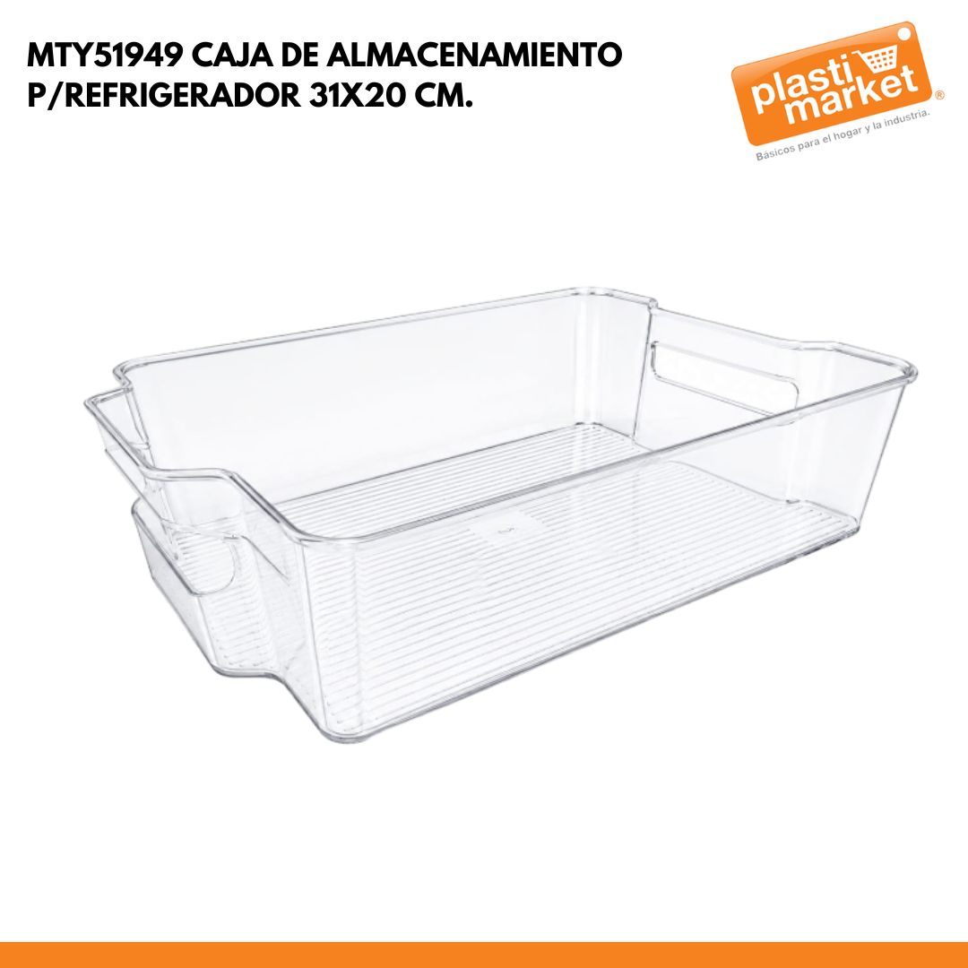 MTY51949 CAJA DE ALMACENAMIENTO P/REFRIGERADOR 31X20 CM.