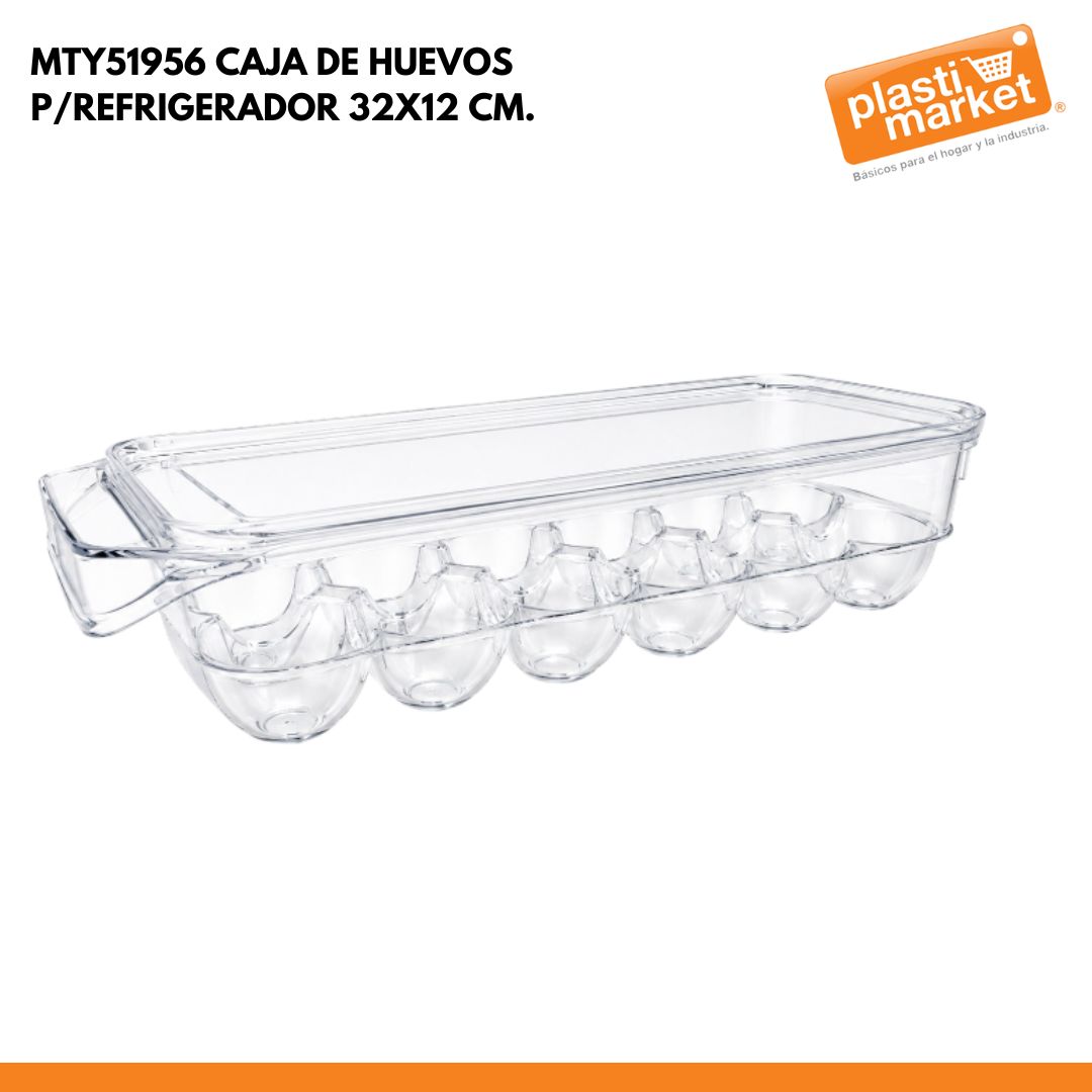 MTY51956 CAJA DE HUEVOS P/REFRIGERADOR 32X12 CM.