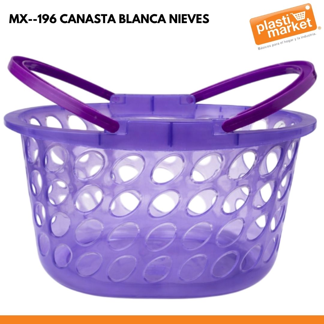 MX--196 CANASTA BLANCA NIEVES