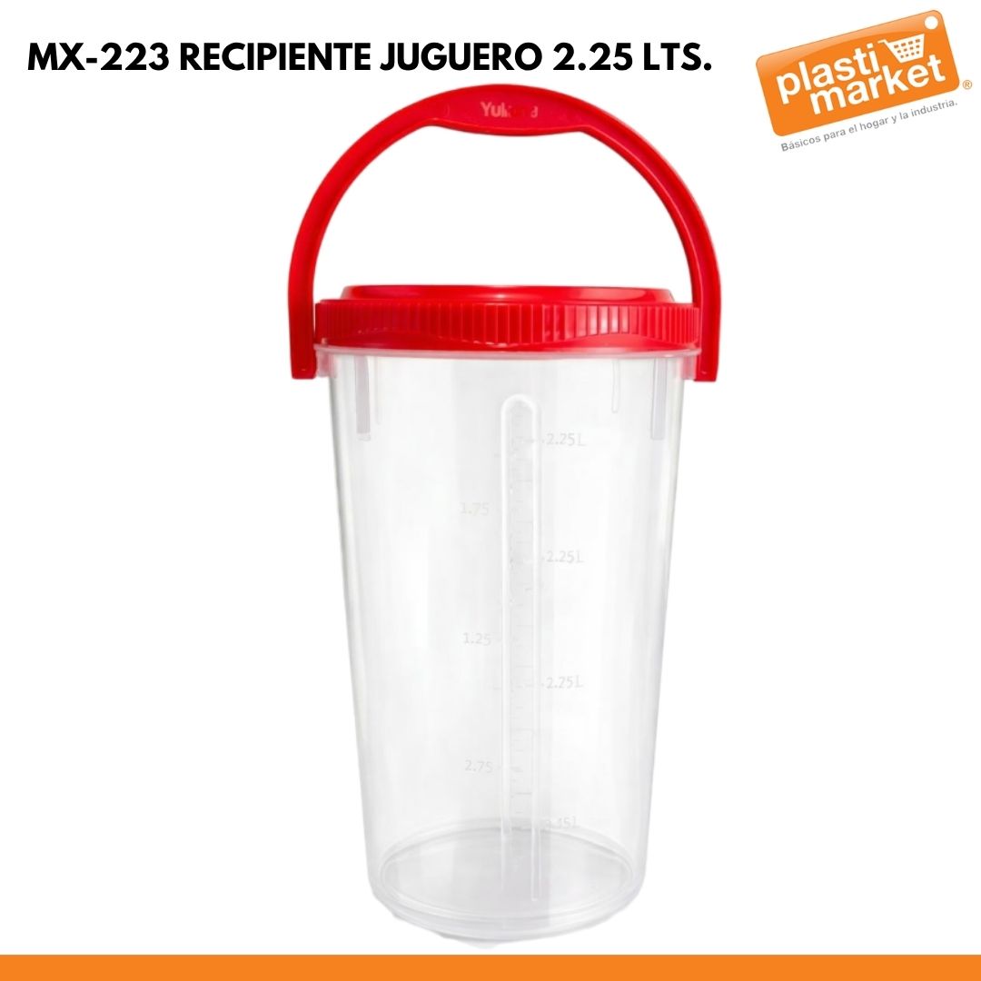 MX-223 RECIPIENTE JUGUERO 2.25 LTS.