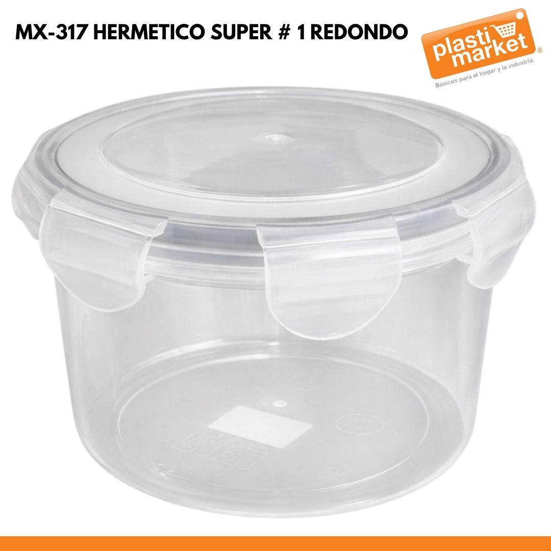 MX-317 HERMETICO SUPER # 1 REDONDO