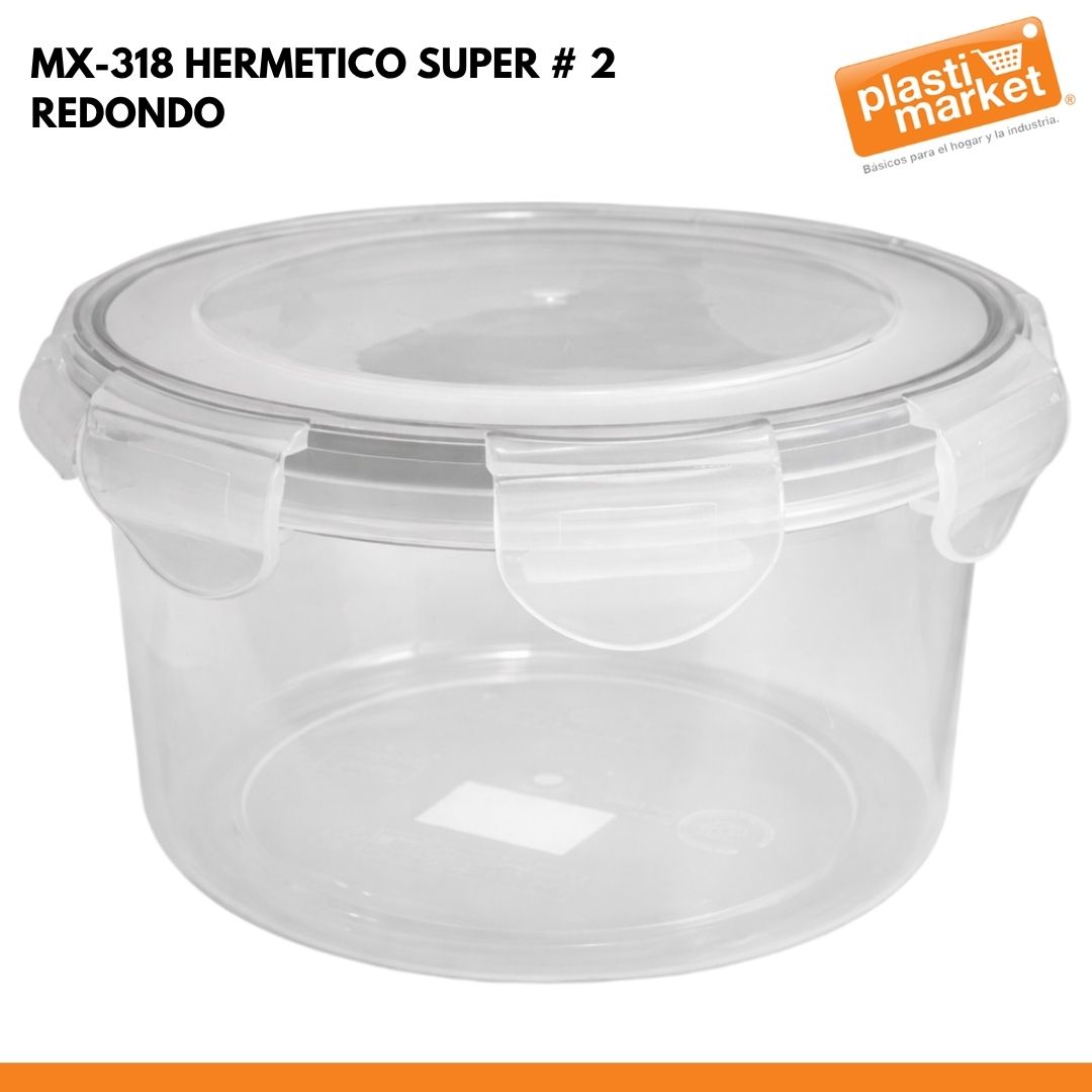 MX-318 HERMETICO SUPER # 2 REDONDO