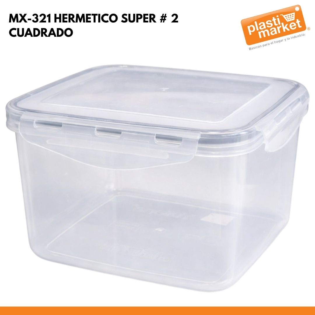 MX-321 HERMETICO SUPER # 2 CUADRADO