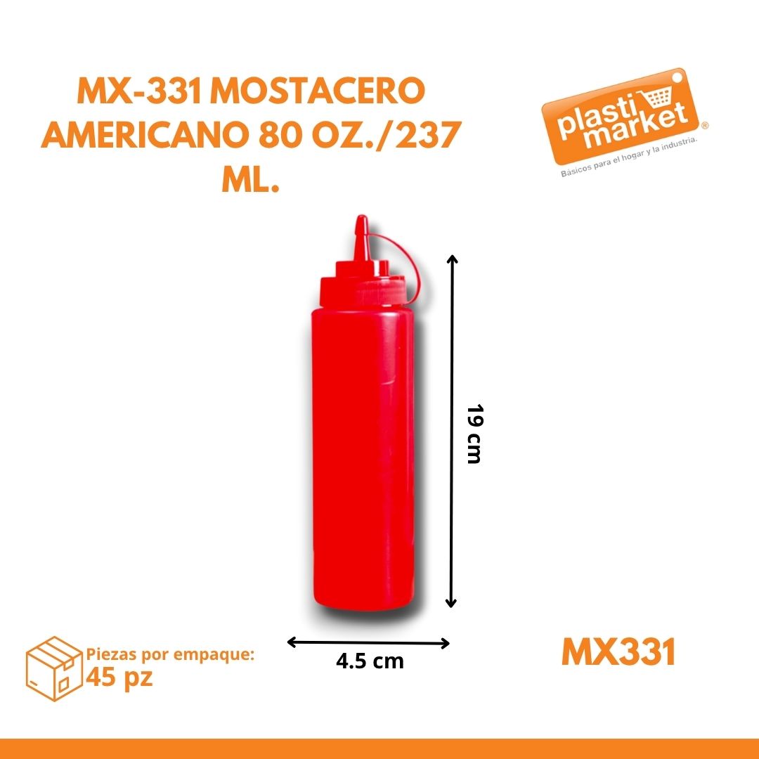 MX-331 MOSTACERO AMERICANO 8 OZ./237 ML.
