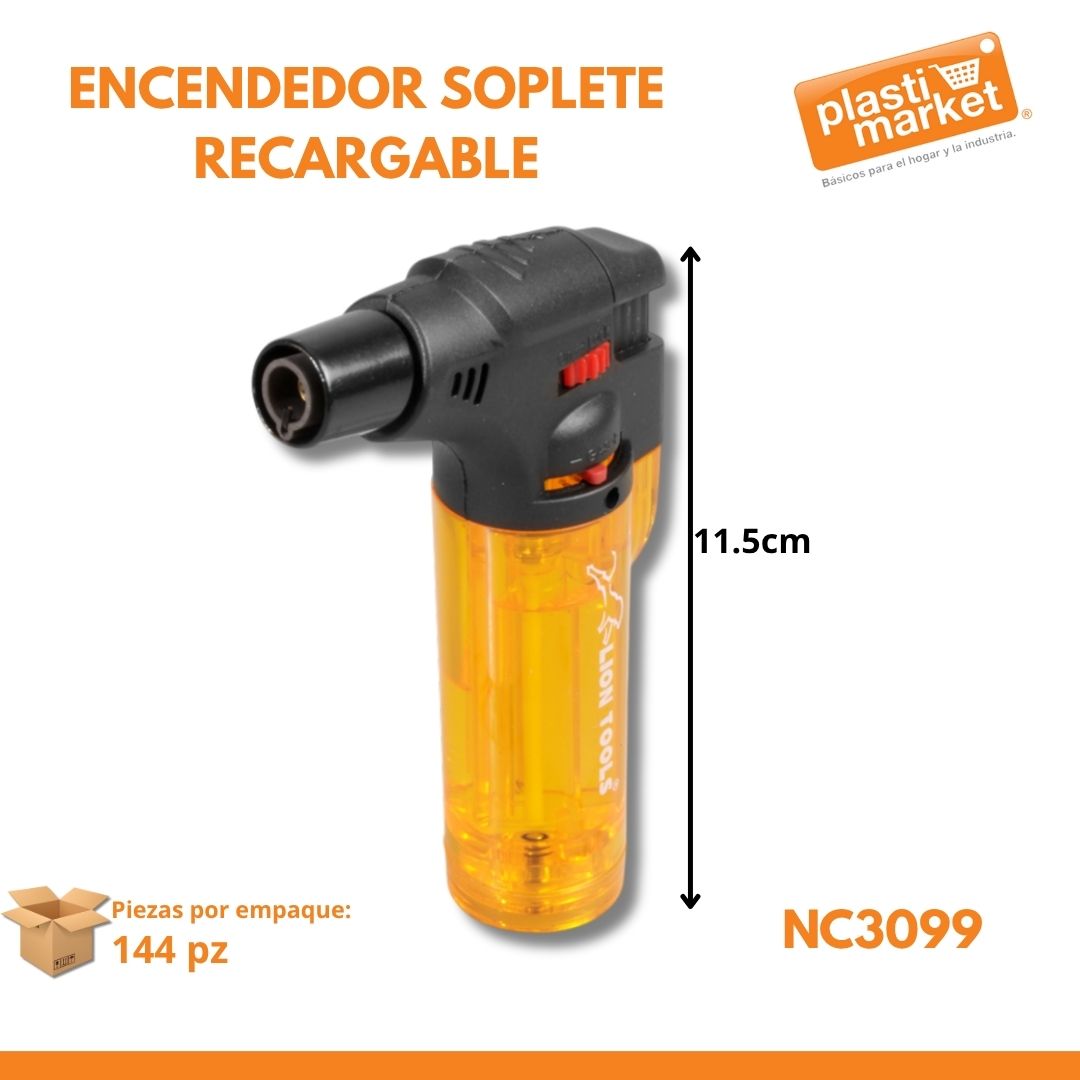 3099 ENCENDEDOR SOPLETE RECARGABLE