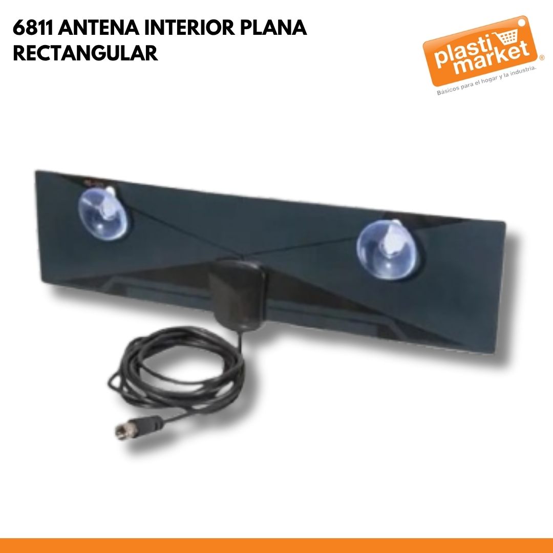 6811 ANTENA INTERIOR PLANA RECTANGULAR