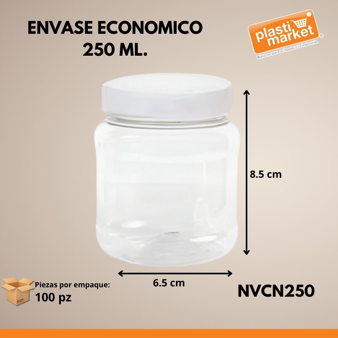 ENVASE ECONOMICO 250 ML.