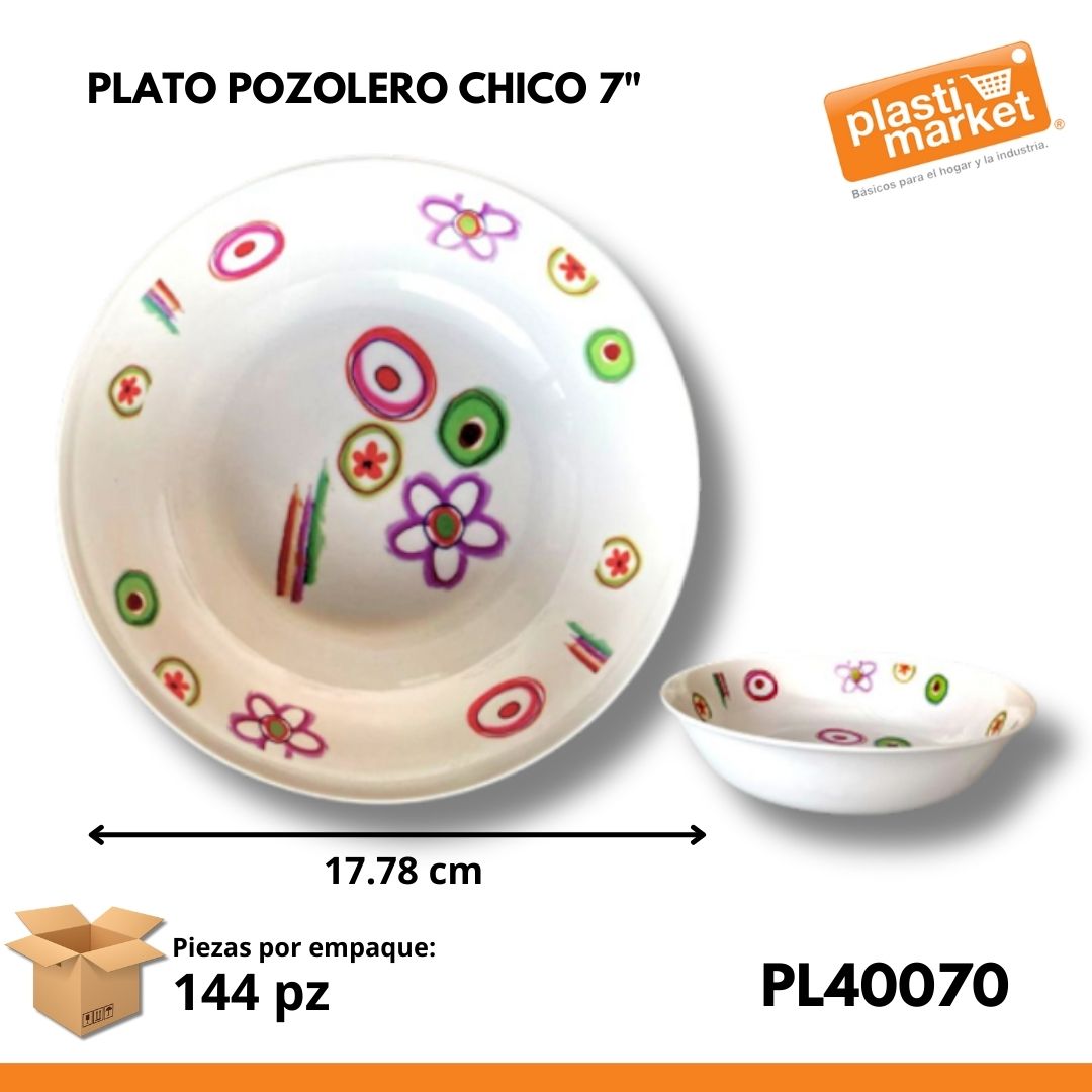 40070 PLATO POZOLERO CHICO 7"