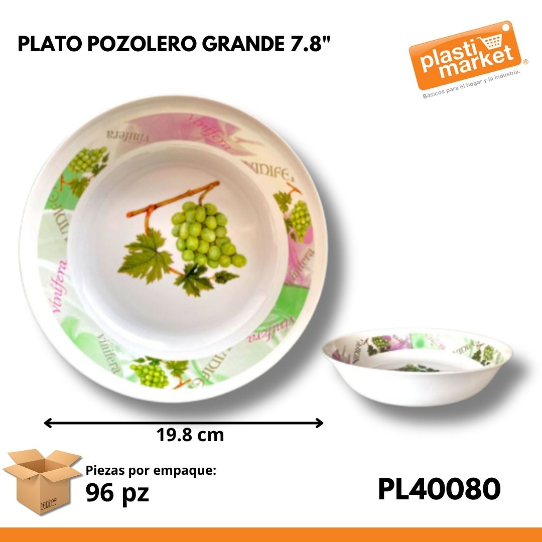 40080 PLATO POZOLERO GRANDE 7.8"