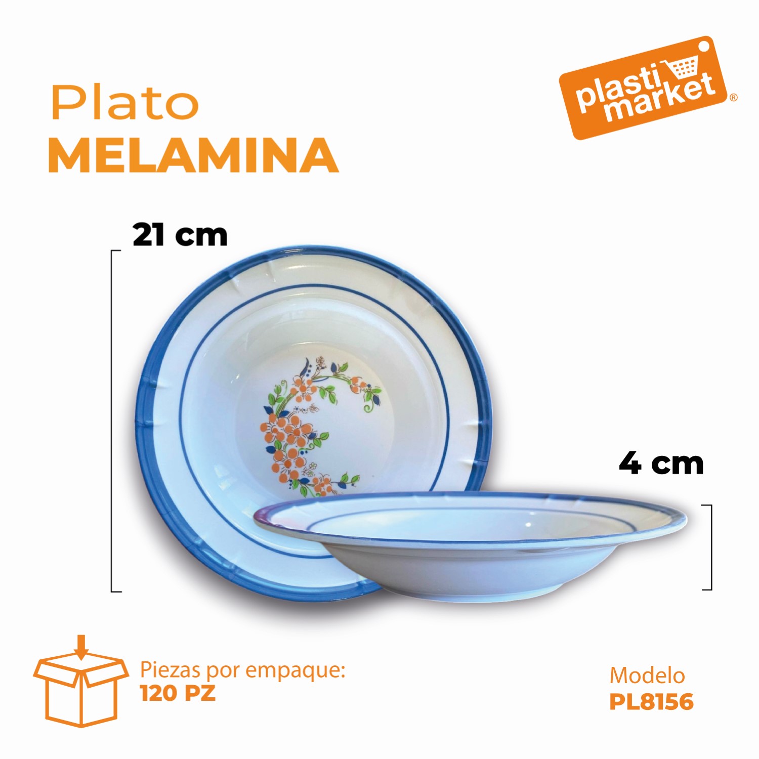 8156 PLATO MELAMINA