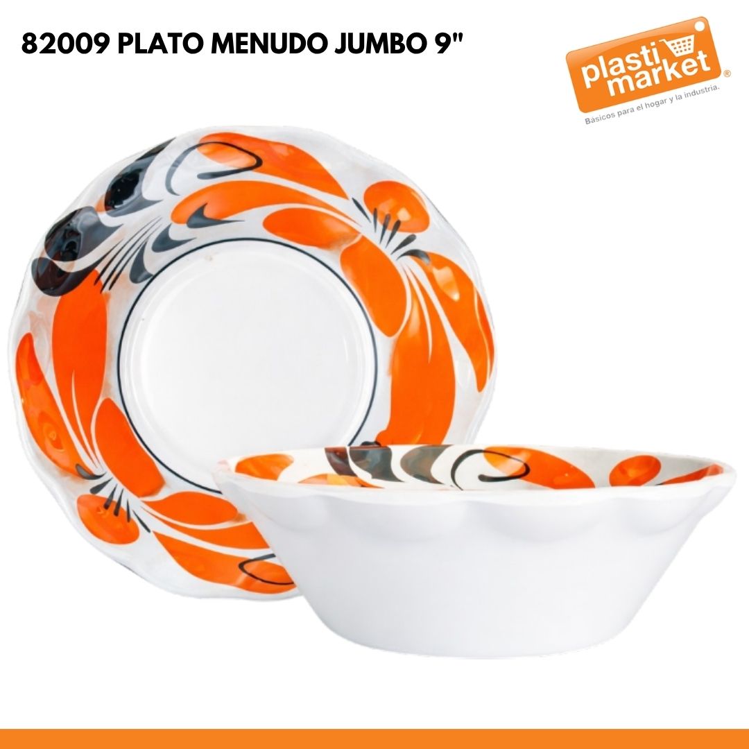 82009 PLATO MENUDO JUMBO 9"