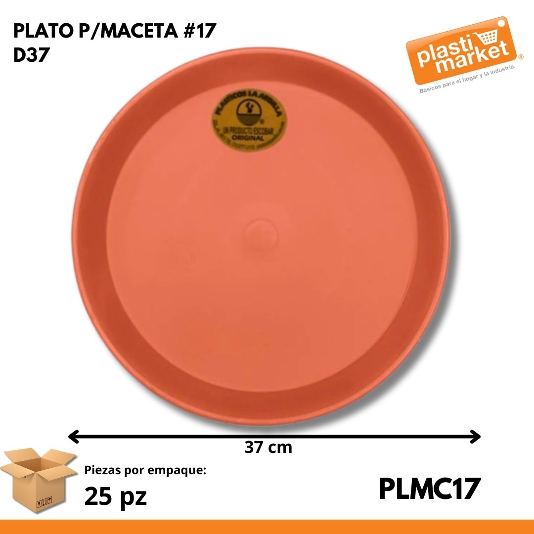 PLATO P/MACETA #17 D37
