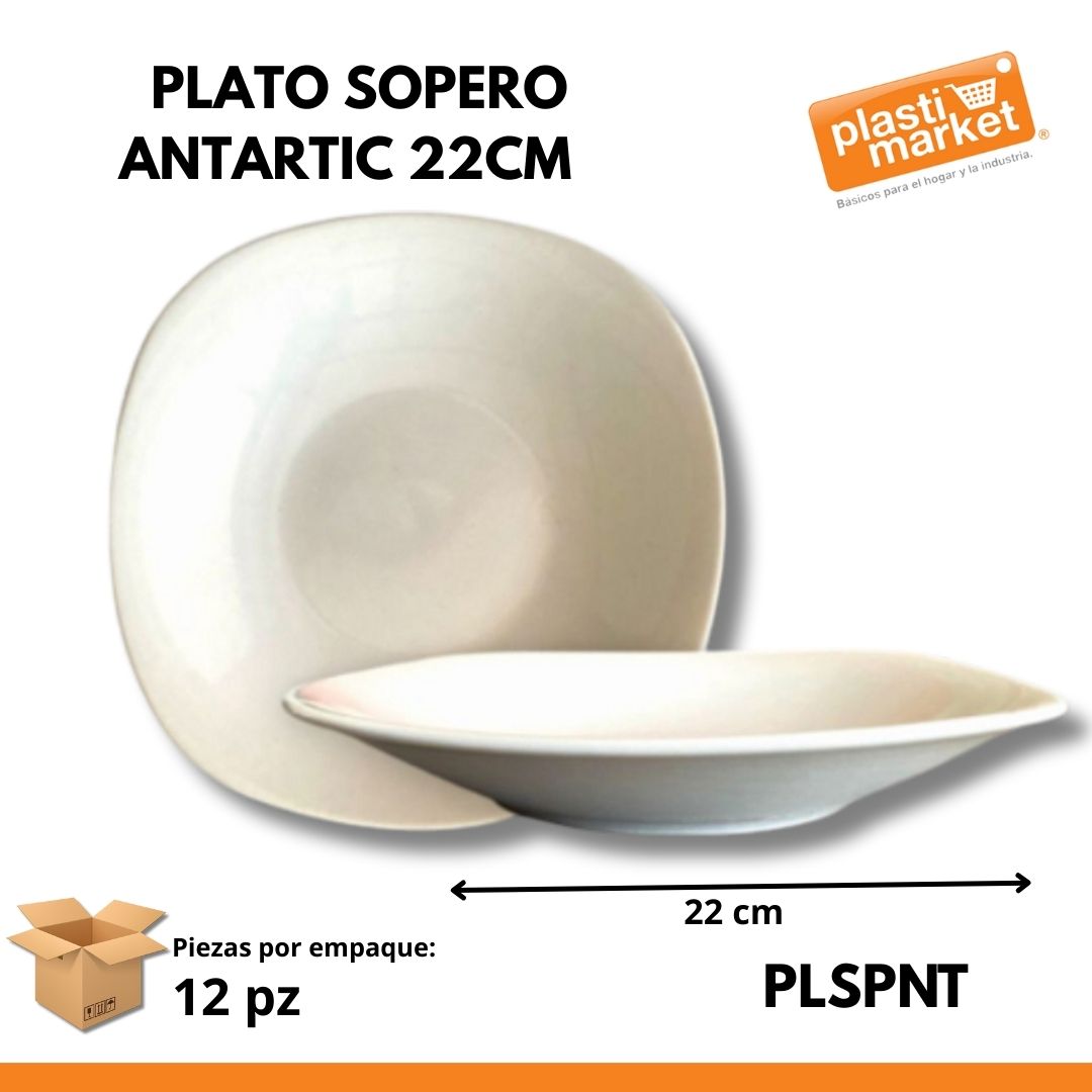 PLATO SOPERO ANTARTIC 22 CM.