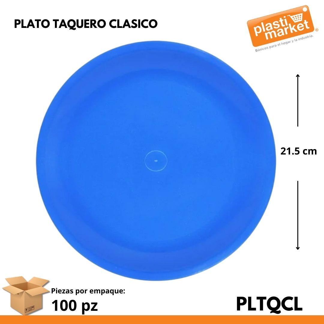 PLATO TAQUERO CLASICO