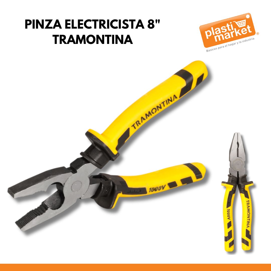 7021 PINZA ELECTRICISTA 8" TRAMONTINA