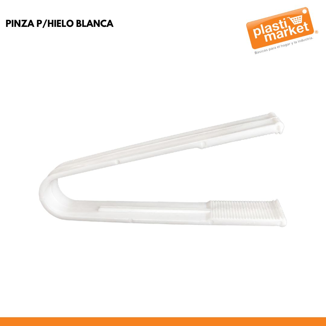 PINZA P/HIELO BLANCA