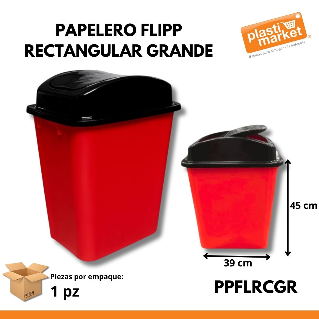 PAPELERO FLIPP RECTANGULAR GRANDE